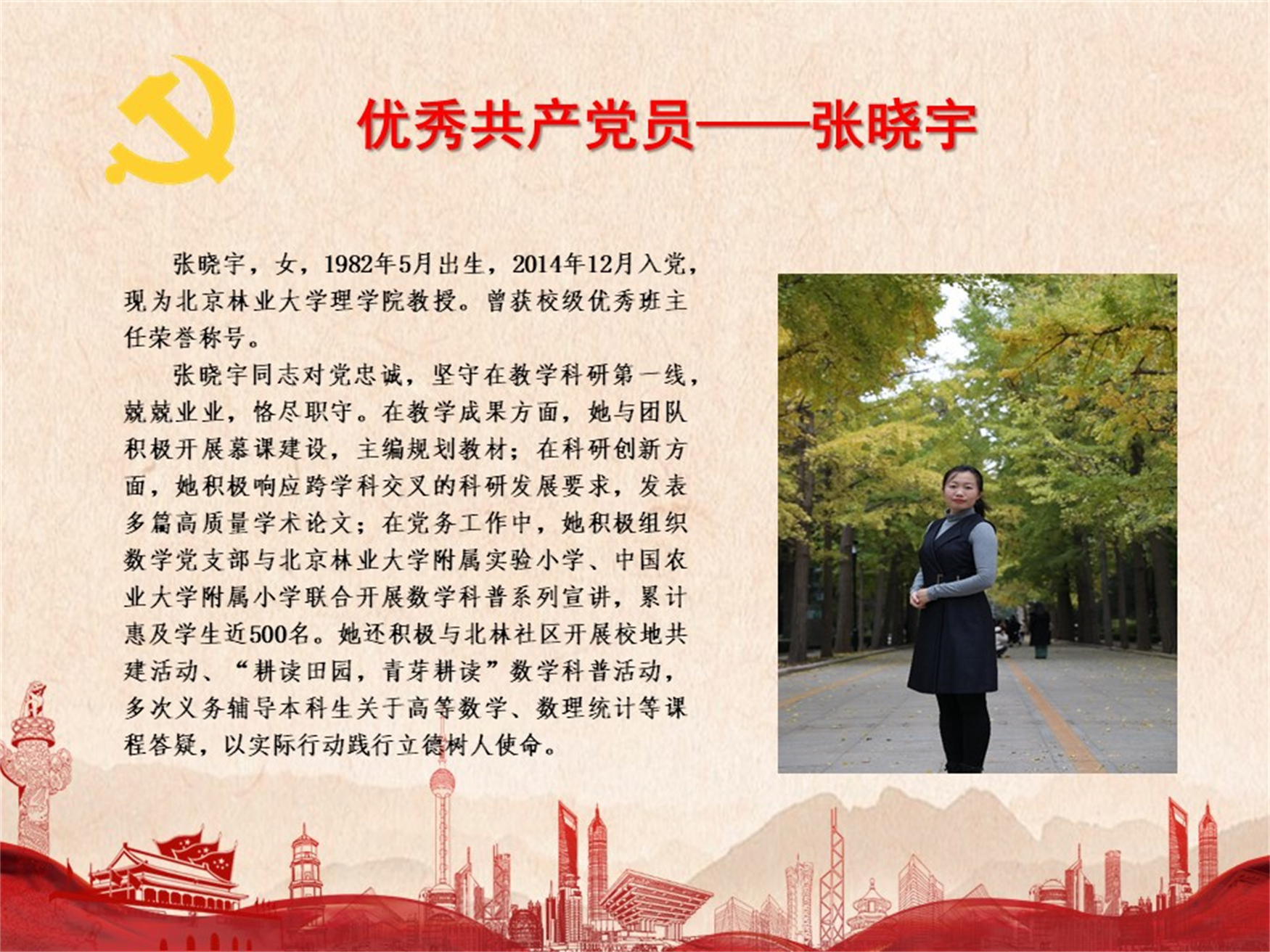 优秀共产党员——张晓宇
