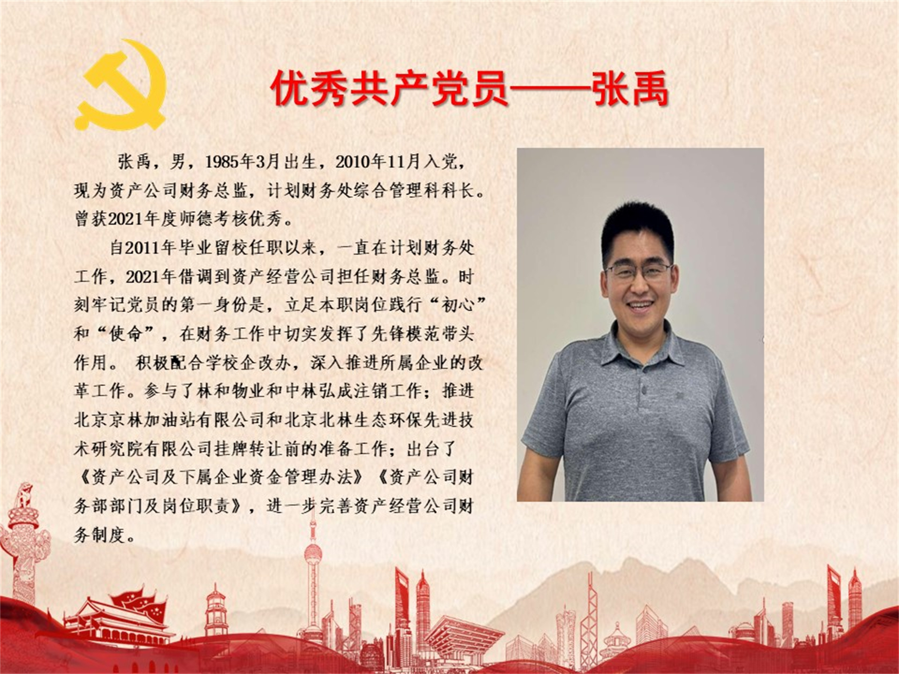 优秀共产党员——张禹