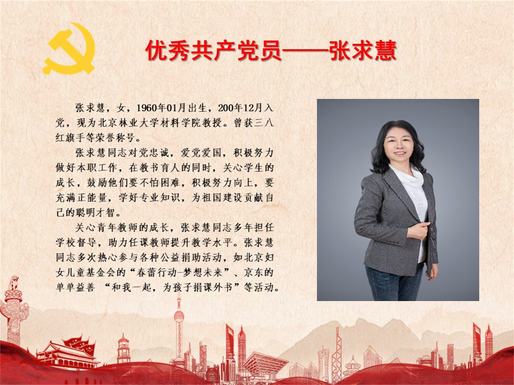 优秀共产党员——张求慧
