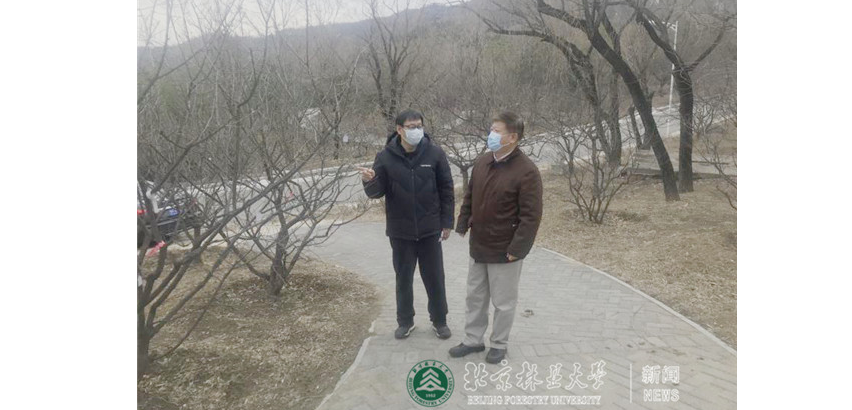 防控动态|校党委书记王洪元检查实验林场疫情防控工作