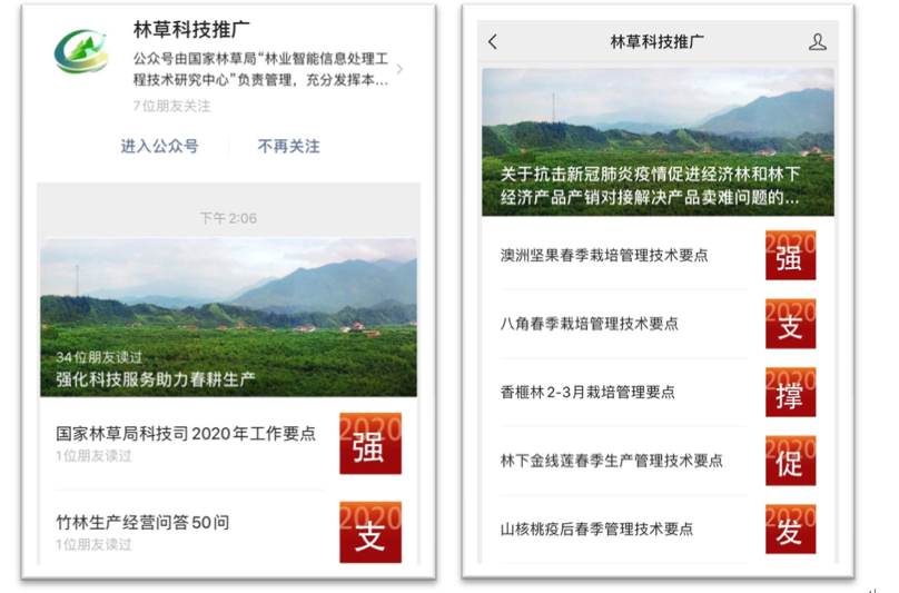 防控动态|信息学院推出“林草科技推广”微信公众号助力疫情防控和林业春耕生产
