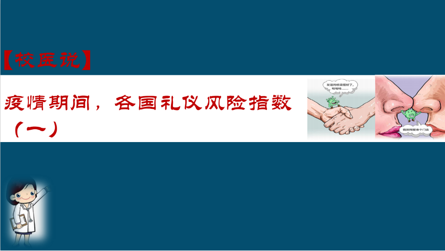防疫科普|校医告诉你：疫情期间，各国礼仪风险指数