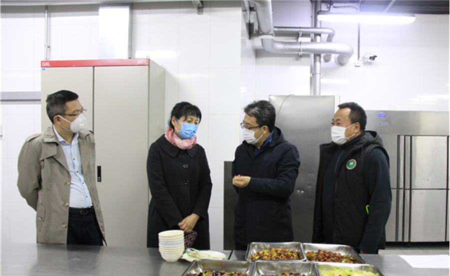 防控动态|校领导检查指导饮食中心烹饪技术培训工作