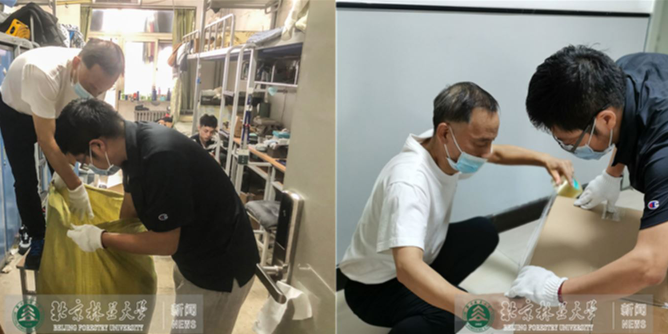 “疫”线采风|我校教工用心用情为2020届毕业生打包行李（图）