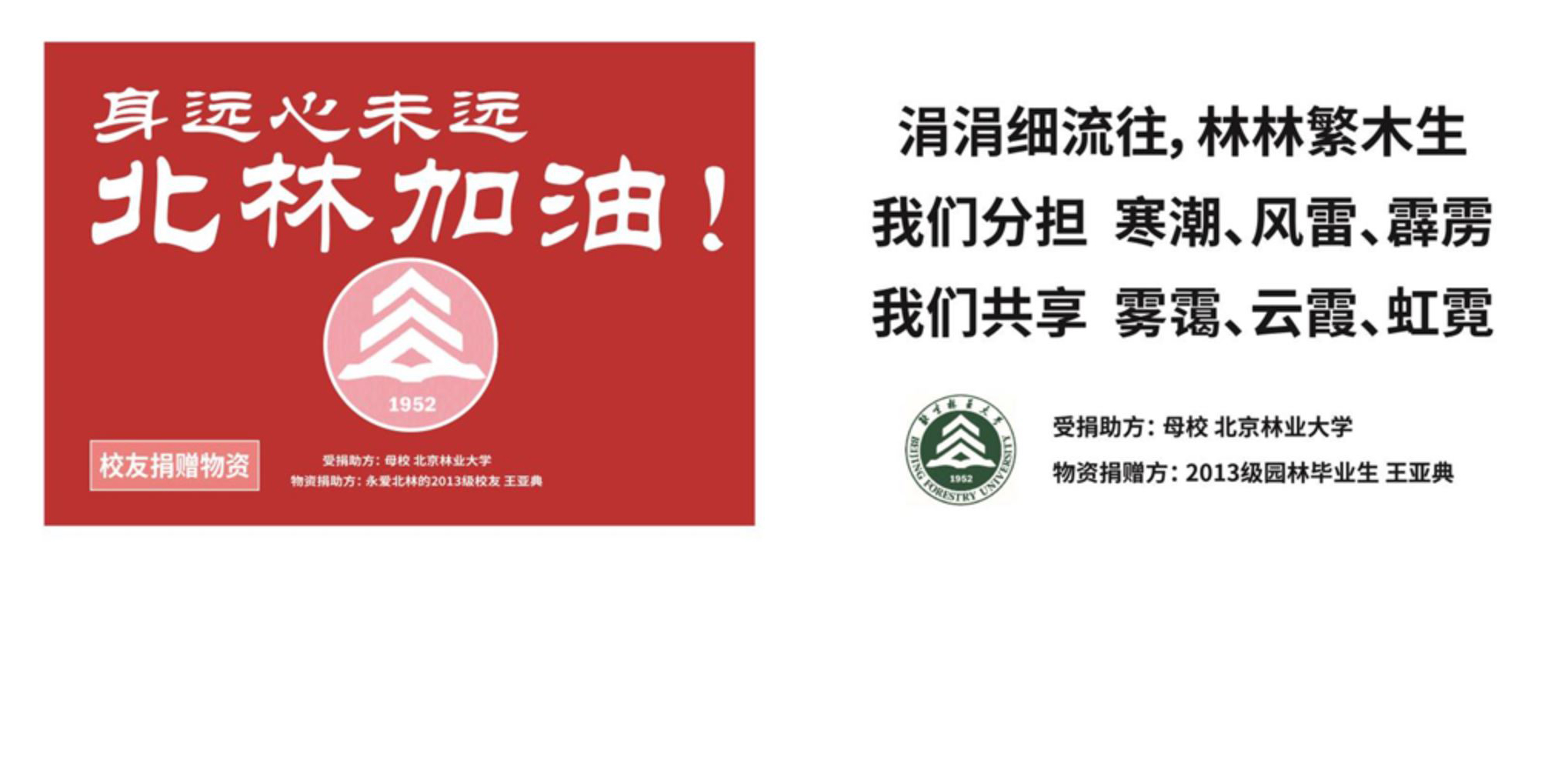 “疫”线采风|战“疫”见真情 毕业生王亚典为母校捐赠口罩