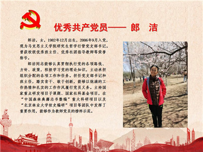优秀共产党员——郎洁
