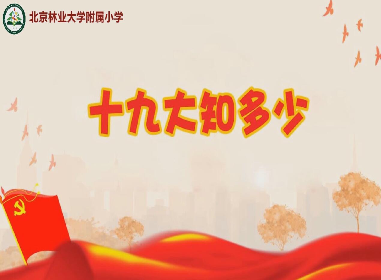 林大附小：十九大知多少 