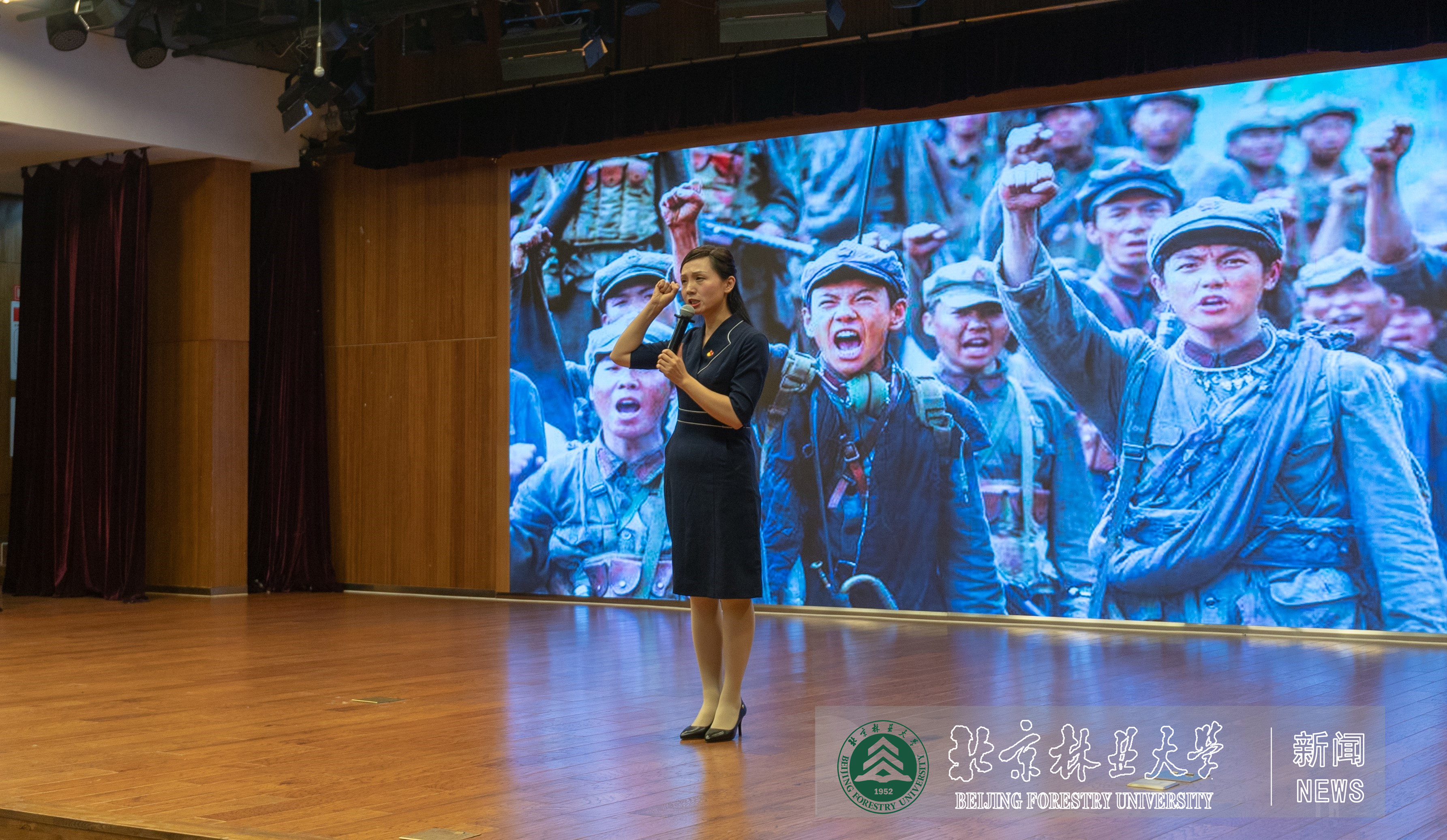 北林视频： “风展红旗如画”红色三明故事宣讲报告会在我校举行