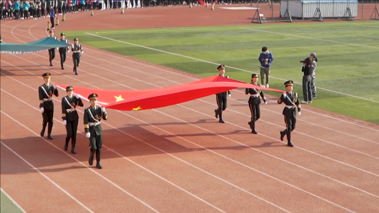 北林视频：北京林业大学2021年春季运动会方阵队列