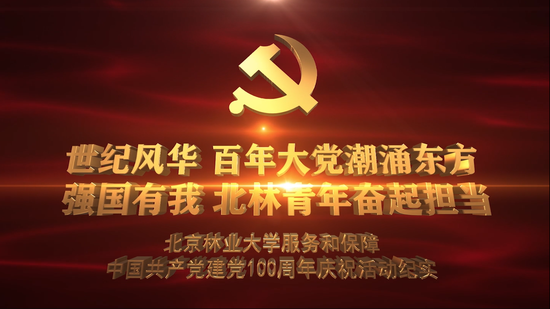 北林视频：建党百年庆祝活动总结大会暨主题宣讲报告会
